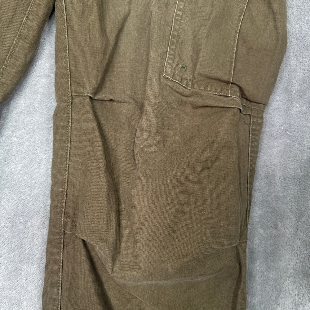 Cremiux Cargo Pants Men 33x32 Olive Green Military Tactical Fatigue Paratrooper - Picture 5 of 16